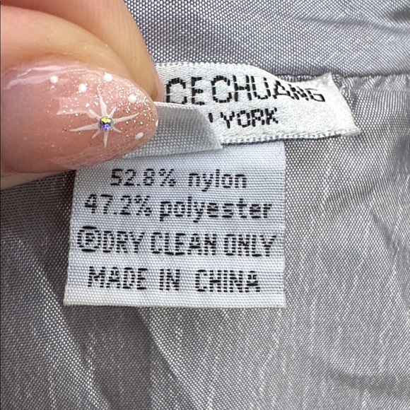 Grace Chuang metallic jacket, size Large - Picture 6 of 6